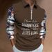 New Men'S Classic Striped Polo Shirt Long Sleeve Spring_viptrois.com