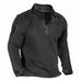Pure 2025 Spring Autumn European And American Men's Fashion Export Independent Station T-Shirt Outdoor Zipper Pocket_viptrois.com