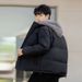 Large Size Fake Two Cotton Clothes Men's Loose Casual Thickened Fleece_viptrois.com