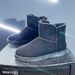 SHLIANG New Men's Winter Thickened Fleece Lined Leather Surface Slip-On Snow Boots Outdoor Sports Bread Shoe Large Size Rubber Sole X0088_viptrois.com