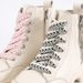 Shoe Accessories with a width of 1.5cm and trendy woven colorful wave pattern OLD ORDER exaggerated shoelaces_viptrois.com
