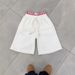 Spot American High Street Fashion Brand Cross Border Y2K Double Waist Head Shorts Men And Women Loose Fashion Embroidered Casual Shorts_viptrois.com