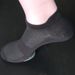 Summer thin socks men's mesh sports socks ear lifting cotton socks black and white solid color men's boat socks breathable men's socks New_viptrois.com