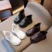 2024 Autumn and Winter New Korean Style Children's Fashion Trend Martin Boots Large Children's Leather Boots Girls All-match Boots_viptrois.com
