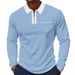 Men's Classic British Style Polo Shirt – Breathable, Moisture-Wicking, Zippered Golf T-Shirt (White/Black, Navy/White, Orange/Black & More, S-XXXL)_viptrois.com