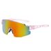 Outdoor Sports Cycling Glasses Colorful Film Men And Women One Piece Windproof Mountain Climbing Running Cycling Sunglasses_viptrois.com
