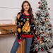 Men's Chunky Knit Sweater Pullover Crew Neck 3D Digitally Printed Christmas Style Hot Selling Sweatshirt_viptrois.com