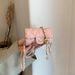 Women's Crossbody Bags One-shoulder Bag With Diamond-shaped Embroidered Thread And Golden Ball Mini Casual Commuting_viptrois.com