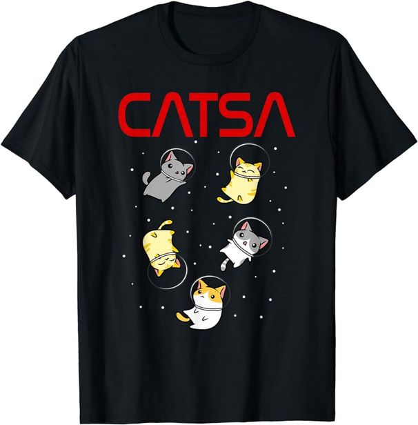 Funny Space Astronaut Cat Gifts Men Women Cats Space T-Shirt Mens Womens Tees Top Tops Tee_viptrois.com