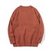1 New Trendy Solid Color Simple Loose BF Style Pullover Thickened Sweater Men's Casual Versatile Sweatshirt_viptrois.com