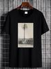 Retro Tiki T Shirt White Cotton Bar Mug Restaurant No. 65 CA First Palm Tree Versatile Soft Stylish Fashion Graphic Homme Breathable_viptrois.com