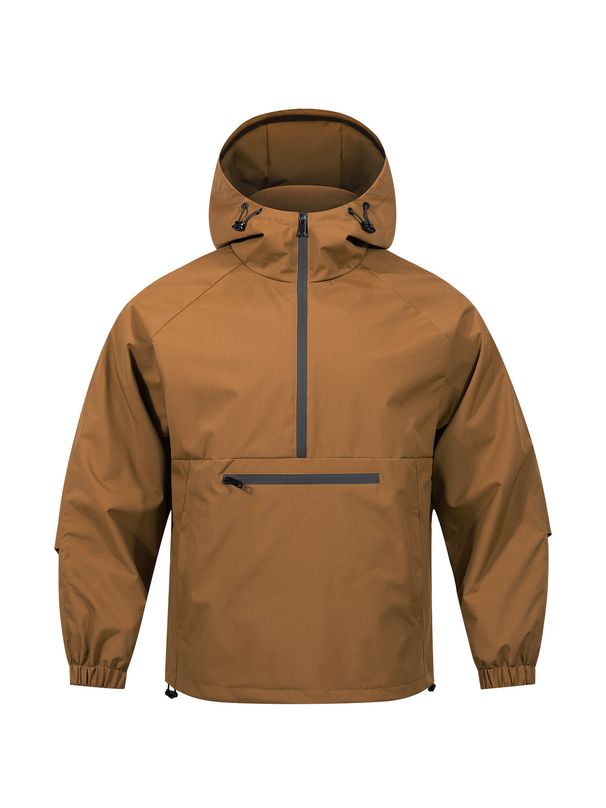Men's Zip-Up Jacket –Streetwear Style Lightweight Casual Coat (Oversized Fit)_viptrois.com