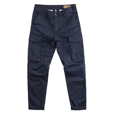 Men's Clothing Men's Korean Straight Loose Hong Kong Style Work Pants Casual Pants Summer Simple Multi Pocket Men's Labor Protection Pants_viptrois.com