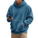 Men’s Fleece-Lined Hooded Sweatshirt – Winter-Ready Pullover With Cozy Double-Layer Fabric (Gray/Black/Khaki/Navy/Blue/Brown)_viptrois.com