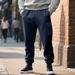 Men’s Heavyweight Workwear Joggers – Relaxed Fit Knit Sweatpants With Drawstring Waist (S-3XL, Black/Navy/Khaki/Gray)_viptrois.com
