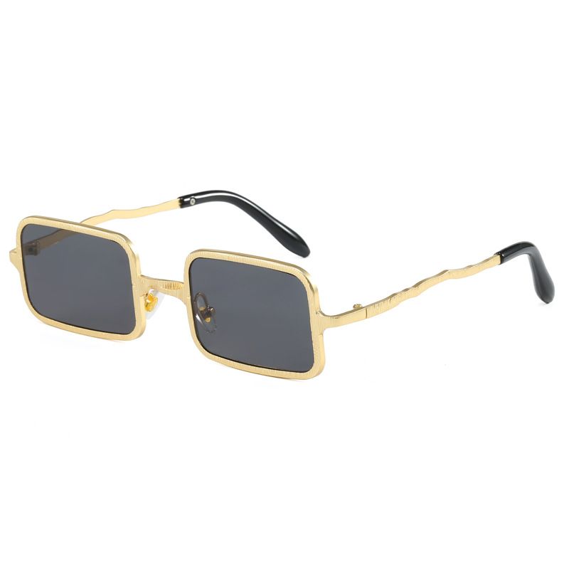 Men's Sunglasses Fashion Sunglasses Internet Celebrity Sunglasses For Men And Women Punk Style Retro Square Frame Sunglasses_viptrois.com