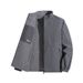 Reversible Thickened Velvet Jacket For Men - Double-Sided Outdoor Coat With White Duck Down (M-8XL) - Black/Grey/Orange/Army Green_viptrois.com