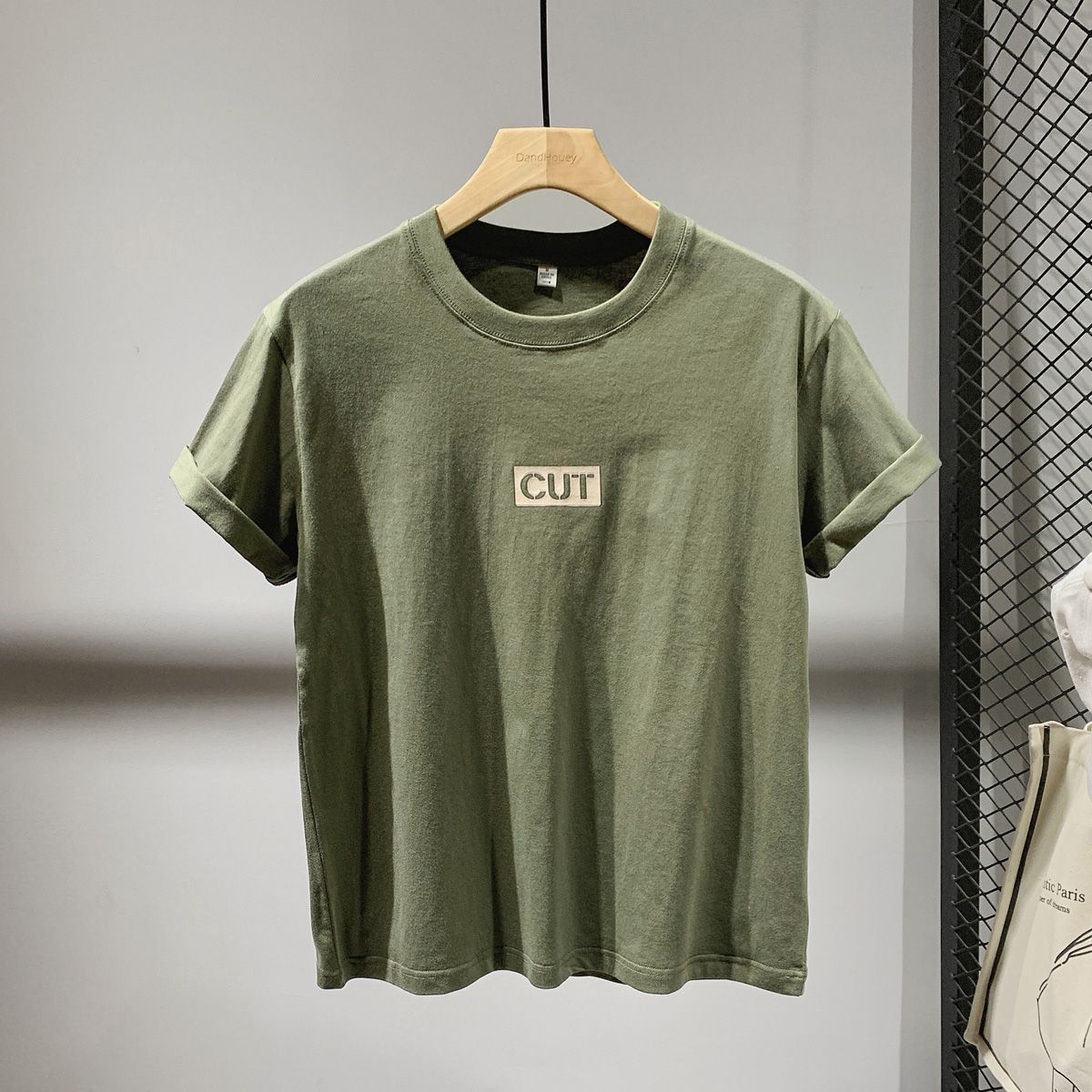 2025 Summer Versatile Solid Color Crew Neck T-Shirt Men's Casual Comfortable Short Sleeve Bottom Shirt Versatile Premium Top_viptrois.com