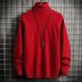 Men's Clothing Mink Fleece Sweater Men's High Collar Trendy Gradient Sweater Bottoming Shirt Men's Autumn And Winter Thick Knitted Jacket_viptrois.com