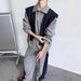 Hoodie Jacket With Shawl Polo Collar, Minimalist Design Top_viptrois.com