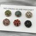 Unisex High-grade atmosphere luxury silk scarf buckle alloy full of diamond stars round creative jewelry magnetic gauze buckle female_viptrois.com