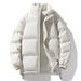 Unisex Puffer Jacket – Oversized Stand Collar Winter Coat For Couples & Streetwear_viptrois.com