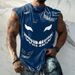 Men's Clothing Sleeveless Daily Tops Vest Fashion Sports Wish Printing Top_viptrois.com