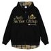 Pure Pure Clothing National Trend Brand Two-Piece Plaid Embroidery Double Zipper Sweatshirt Men Spring Autumn American High_viptrois.com