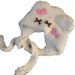 Cute Little Bear Ears Cat Bow Plush Women's Autumn and Winter Warm Ear Protection Lei Feng Show Face Small Hat_viptrois.com