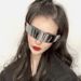 Super Cool Disco Glasses Cyberpunk Future Technology Sense LED Bar Glasses Douyin Men And Women Science Fiction Trend Manufacturers_viptrois.com