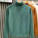 1 European High-Neck Sweater Men 2024 New Autumn Winter Light Lazy High-End Base Shirt Hot-Selling Men's Fashion_viptrois.com