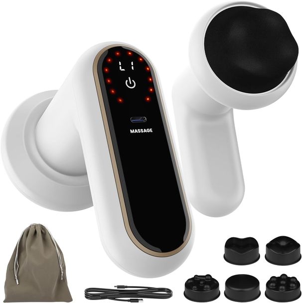 MIVONAXI Anti Electric - Battery Cellulite Device With Heating 5 Heads 6 Intensity Levels & 3 Massage Modes For Body_viptrois.com