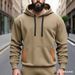 New Autumn And Winter Men's Fleece Hoodie, European-sized Fashionable Sporty Hoodie, Casual Multi-pocket Pullover_viptrois.com