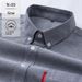 Men's Non-Iron Oxford Cotton Shirt – Breathable, Wrinkle-Free, Business Casual Slim Fit Long Sleeve Shirt For Men_viptrois.com