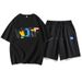 Men's Clothing Handsome Matching Short-Sleeved Sportswear Outfit Suit_viptrois.com