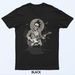 Skeleton Playing Guitar Vintage Shadow Rock Halloween T-Shirt Mens Womens Tees Top_viptrois.com