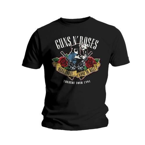 Guns N Roses T-Shirt Mens Womens Tees Top: Here Today & Gone To Hell - Official Licensed_viptrois.com