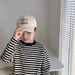 Children's Duck Tongue Spring Autumn Thin Boys Girls Baseball Letter Embroidered Hat Baby Sunshade and Sunscreen Korean_viptrois.com
