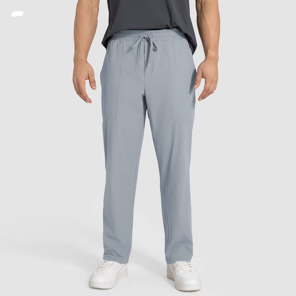 Men's Clothing Spring And Summer New Outdoor Running Fitness Sports Pants Men's Moisture Absorbing Breathable Anti Wrinkle Straight Casual Trouser_viptrois.com