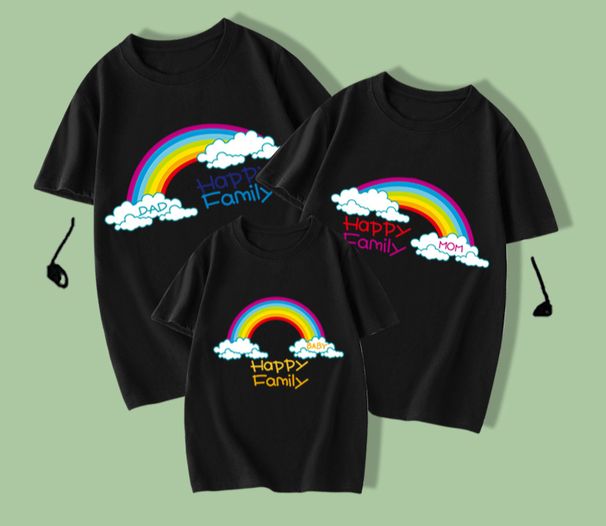 Major Online Platforms Supply Live Broadcast Sources Of New Summer Cotton Short Sleeved Parent Child Wear T Shirts Kindergarten Class Uniforms_viptrois.com
