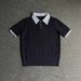 Men's Clothing Old Money Style Knitted Twisted Polo Shirt Short Sleeve Summer Design High End Two Piece T Shirt_viptrois.com