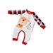 Christmas Santa Fawn alphabet plaid family Christmas print home suit_viptrois.com