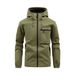 Spring And Autumn New Men's Hooded Casual Waterproof Outdoor Jacket Tooling Jacket_viptrois.com