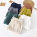 Men's Clothing Elastic Drawstring Ramie Casual Linen Shorts Men's Summer Beach Versatile Loose Cotton And Linen Shorts_viptrois.com