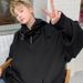New Half High Collar Zipper Hoodie for Men, Spring and Autumn Vintage High end Trendy Brand Loose Hoodie_viptrois.com