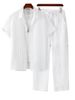 New Men's Hawaiian Casual Business Casual Loose-fitting Short-sleeved Pants And Versatile Shirt Set_viptrois.com