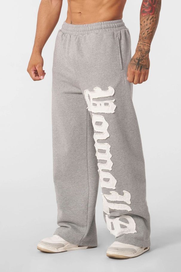 Men's Athletic Jogger Pants - Embroidered Cotton Blend Sweatpants For Running, Gym & Casual Wear - Straight Leg Comfort Fit (Multiple Colors)_viptrois.com
