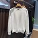 Oversized Knit Sweater – Men’S Button-Detail Long Sleeve Pullover, Black & White (M-3xl) Oversized & Comfortable_viptrois.com
