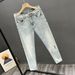 Elastic Micro Harlan Straight Leg Jeans Slim Fit And Versatile Casual Cropped For Summer Thin Men's Pants_viptrois.com