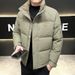 Pure Men's Jacket Winter Fashion Stand Collar Youth European And American Print Thickened Warm Cold-Proof Duck Down Coat_viptrois.com